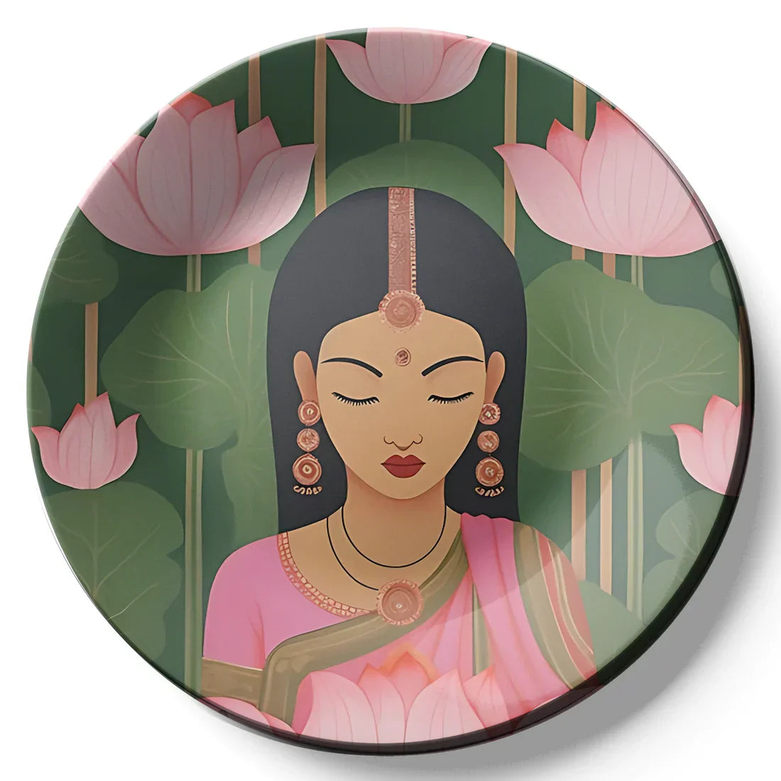 Indian Culture Wall Plate Decor