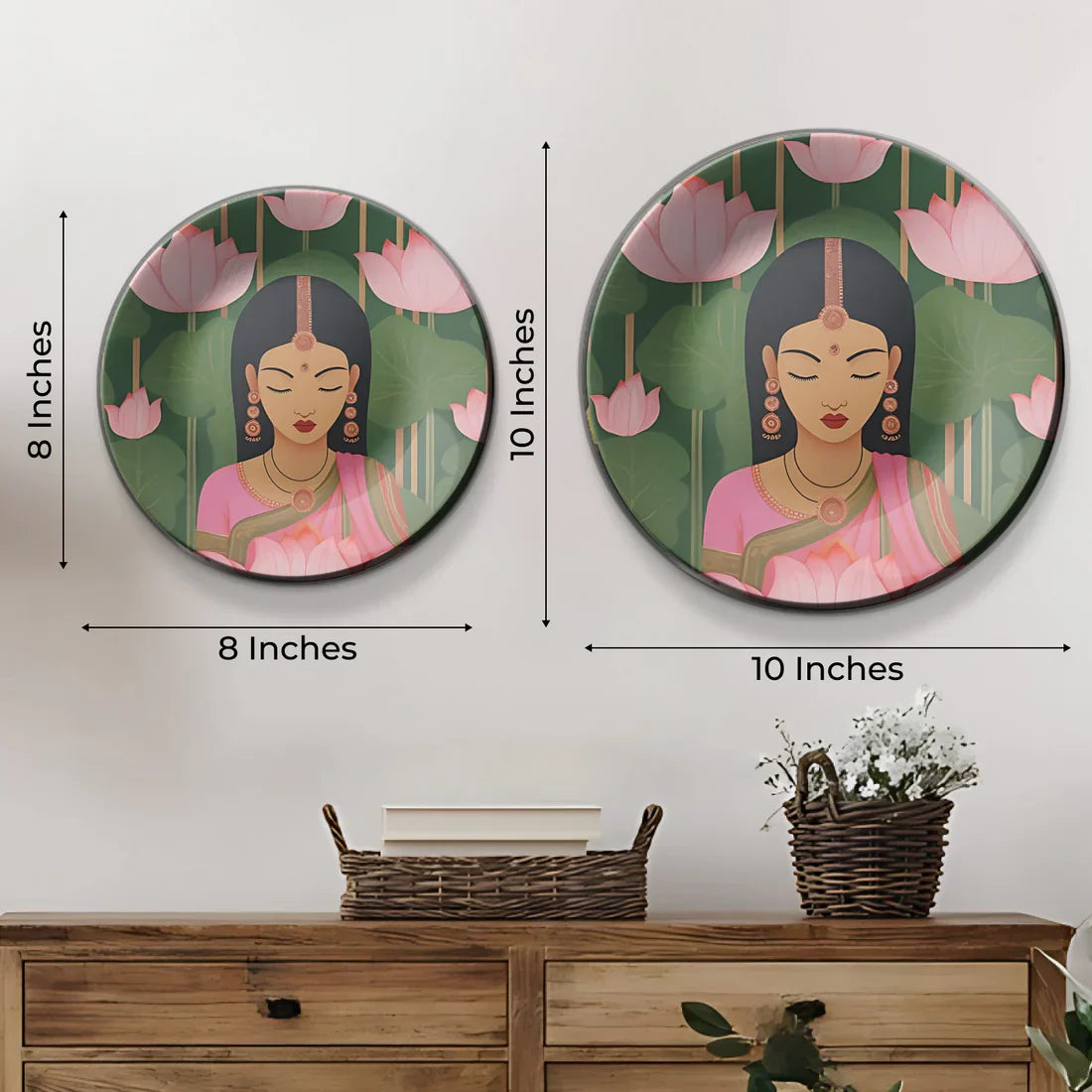 Indian Culture Wall Plate Decor