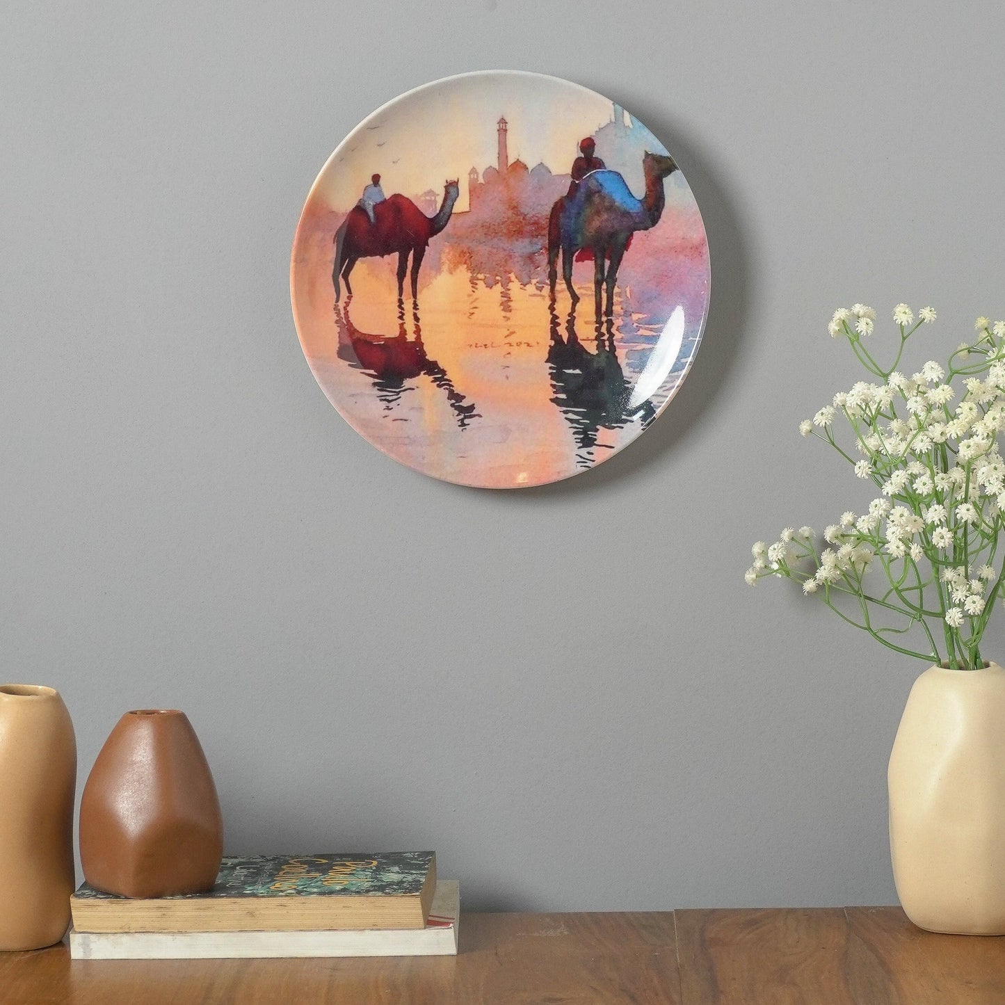 Dessert Camel Wall Plate