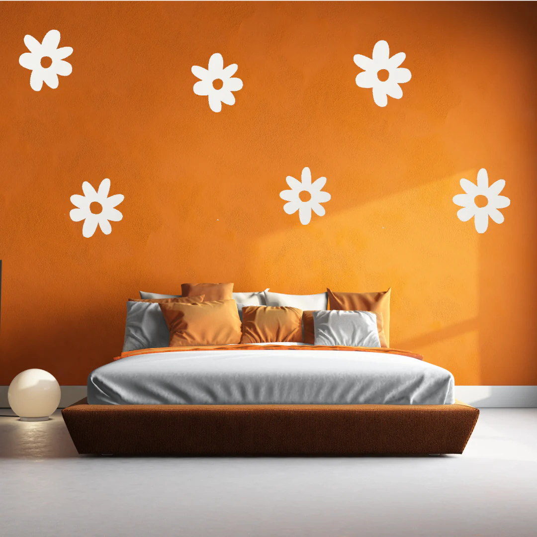 Blooming Elegance (SET OF 10) 3D Wall Daisy Flowers Wood Wall Decor