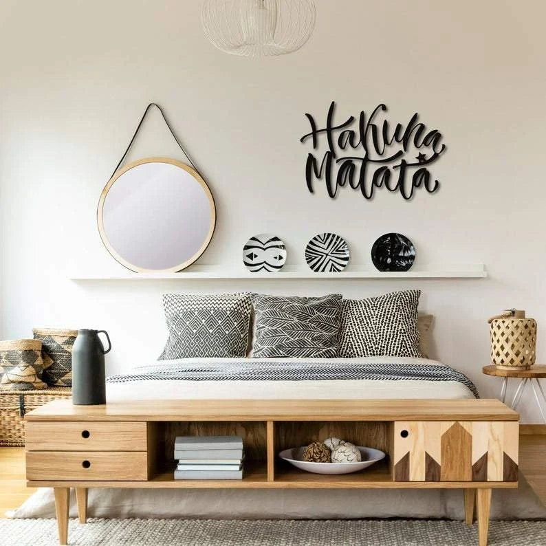 Hakuna Matata Sign Wood Wall Decor