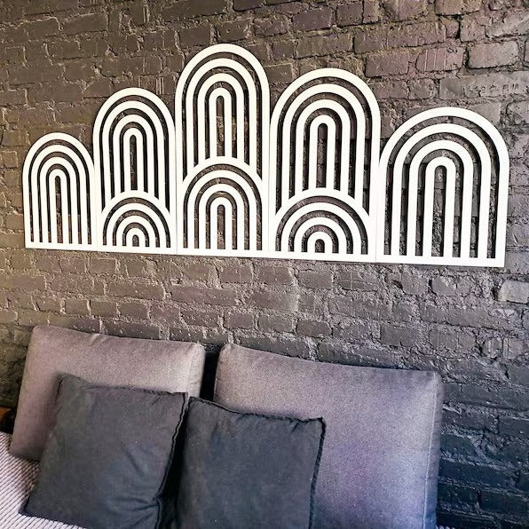 Geometric Fusion Mid Century Modern Wall Decor